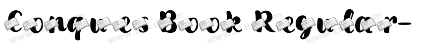 Conques Book Regular字体转换